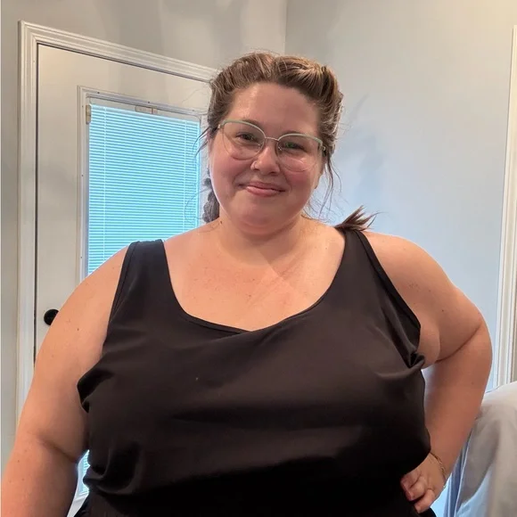 Black Athletic Dress with built in shorts - Picture 4 of 4